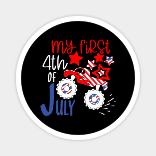 My first 4th of july..independence day gift for kids Magnet